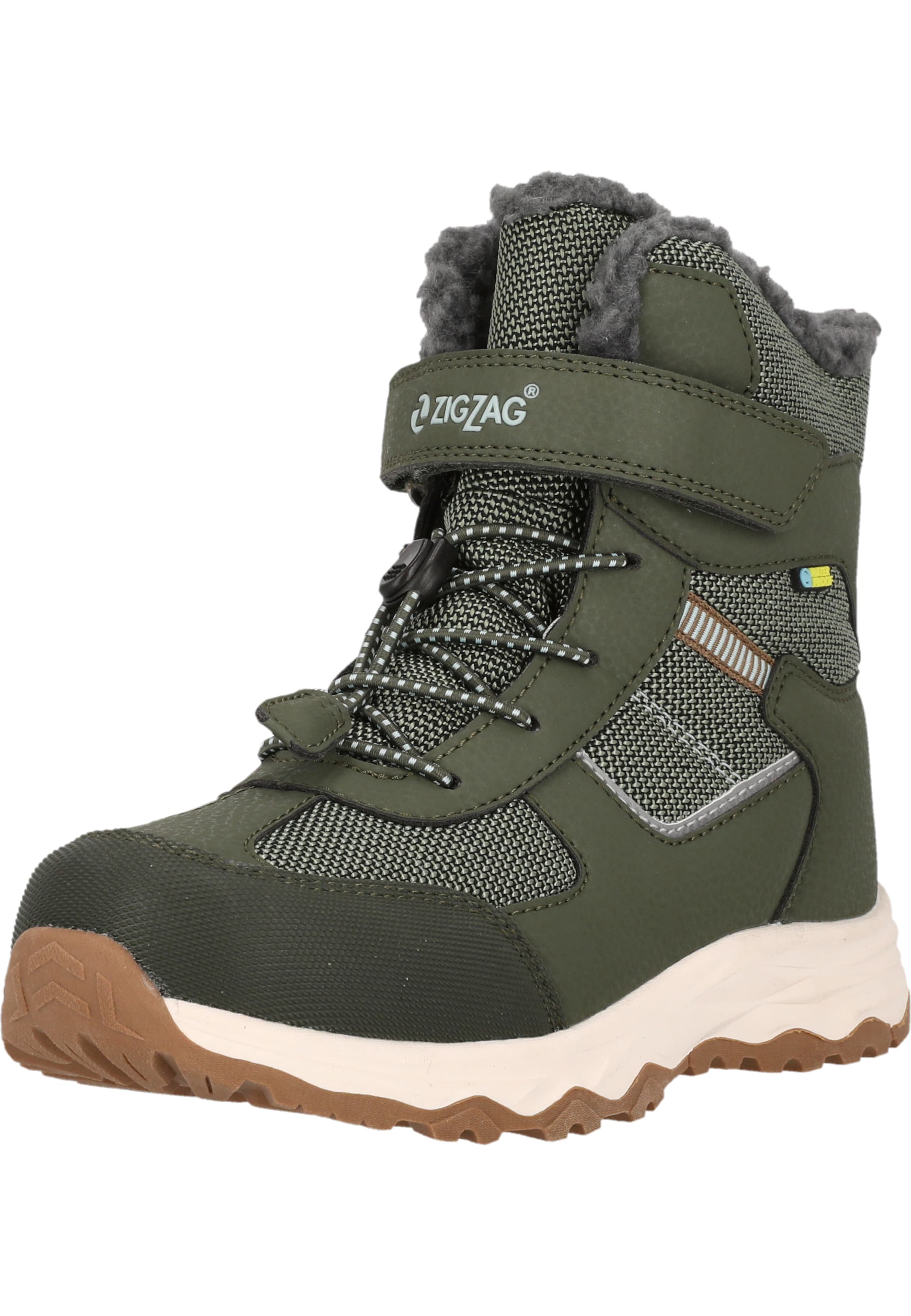ZigZag Snow boots 'Balful' in Green: front