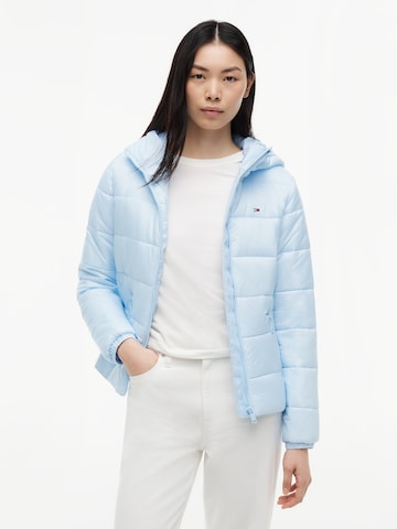 Tommy Jeans - Casaco meia-estação em azul: frente