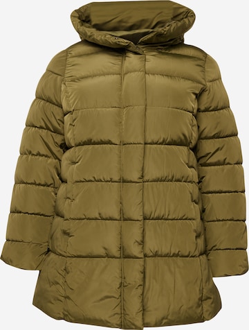 Manteau d’hiver 'NEW LINA' ONLY Carmakoma en vert : devant