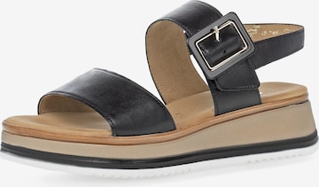 GABOR - Sandália em preto: frente