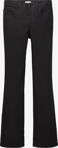 TOM TAILOR جينز واسع من الأسفل جينز 'Alexa' بلون أسود: الأمام
