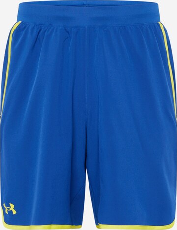 UNDER ARMOUR Обычный Спортивные штаны 'HIIT' в Синий: спереди