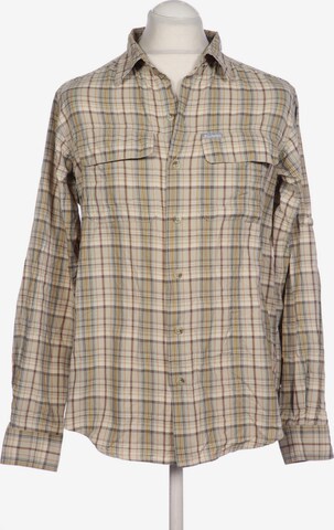 COLUMBIA Button Up Shirt in M in Beige: front