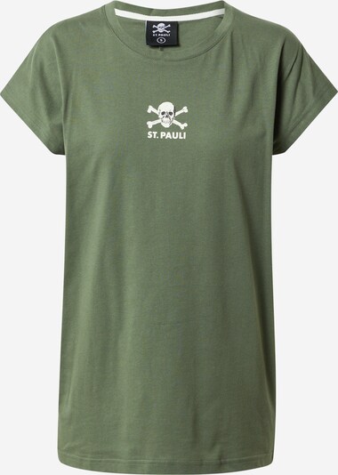 FC St. Pauli T-Shirt 'Autumn' in oliv / weiß, Produktansicht