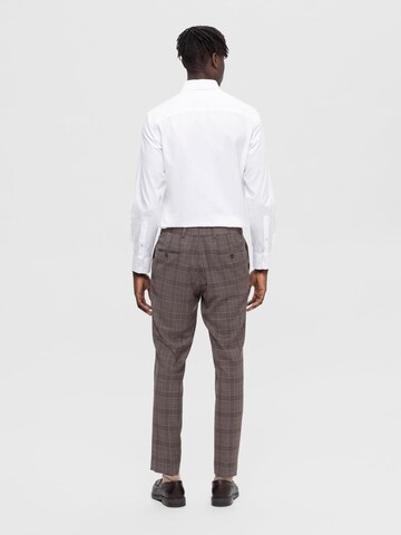 Coupe slim Pantalon chino SELECTED HOMME en beige