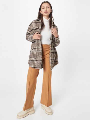 ESPRIT Boot cut Pleated Pants in Brown