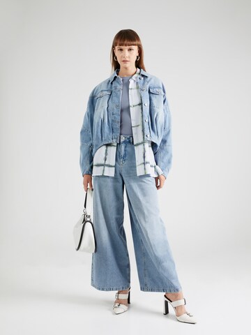 DRYKORN Wide leg Jeans in Blauw