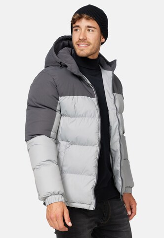INDICODE JEANS Winterjas 'Danix' in Grijs