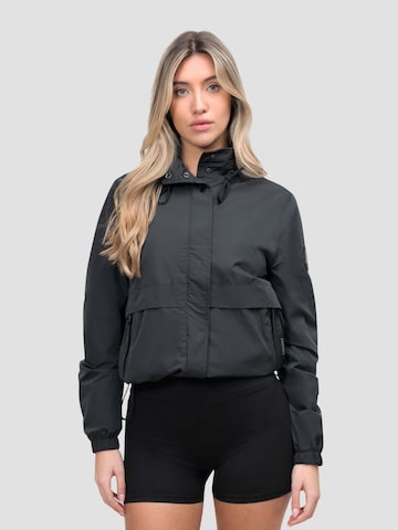 Giacca per outdoor ' Atlas Leichte Windjacke ' di JACK1T in nero: frontale
