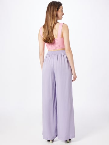 Nasty Gal Wide leg Παντελόνι σε λιλά