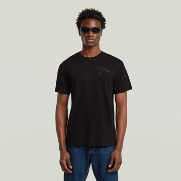 G-STAR T-Shirt in Schwarz: Vorderseite