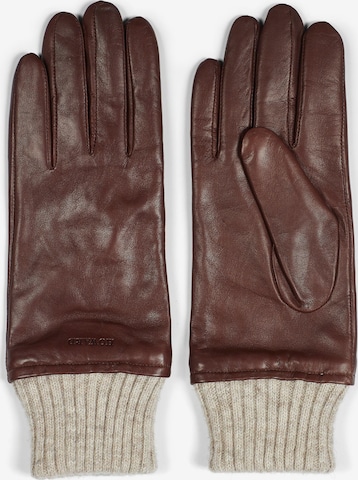 Gants 'Women's Leather Gloves Ella Brown' Howard London en marron : devant