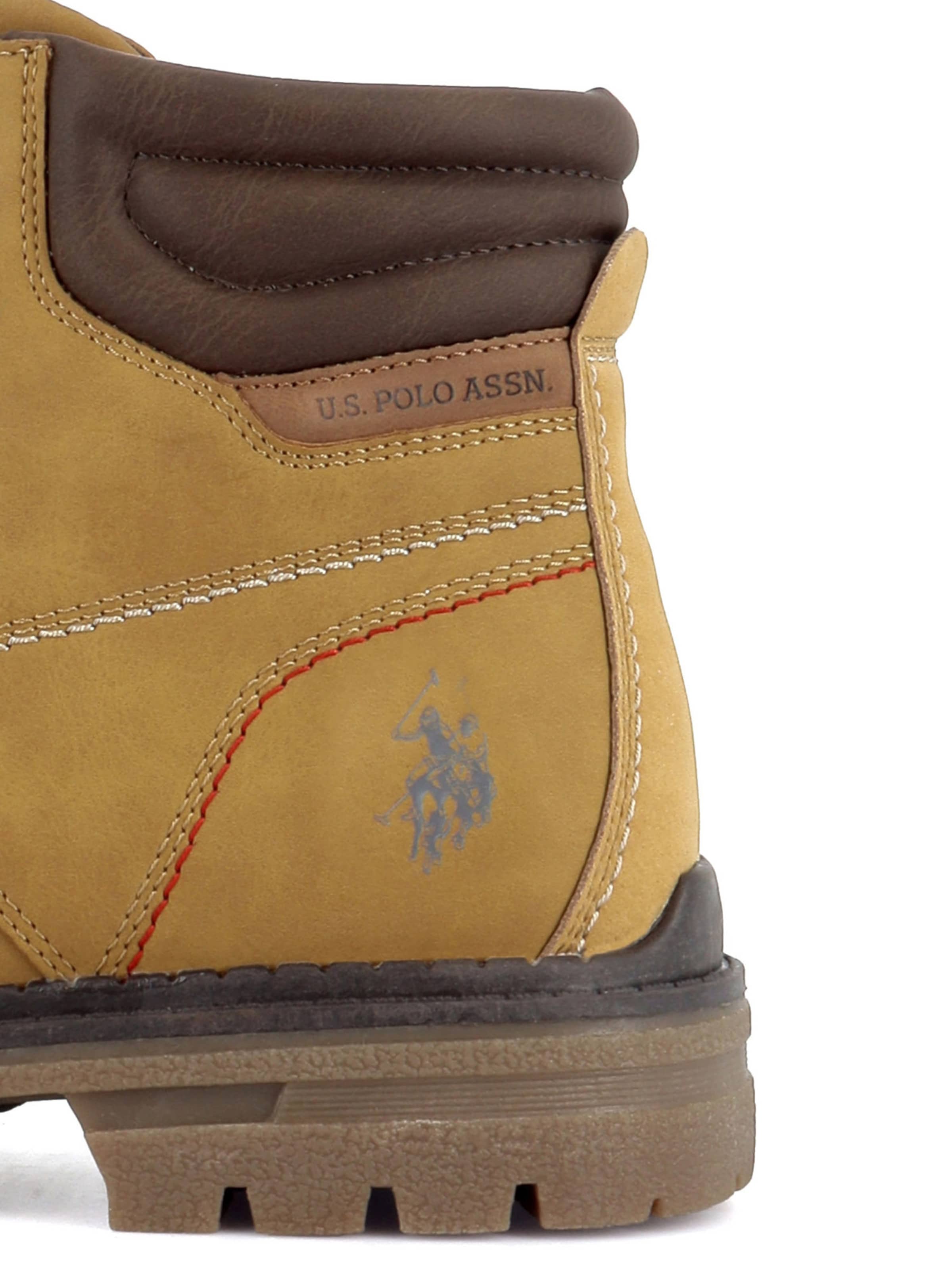 Bottines à lacets 'Ohio' US POLO ASSN. en beige