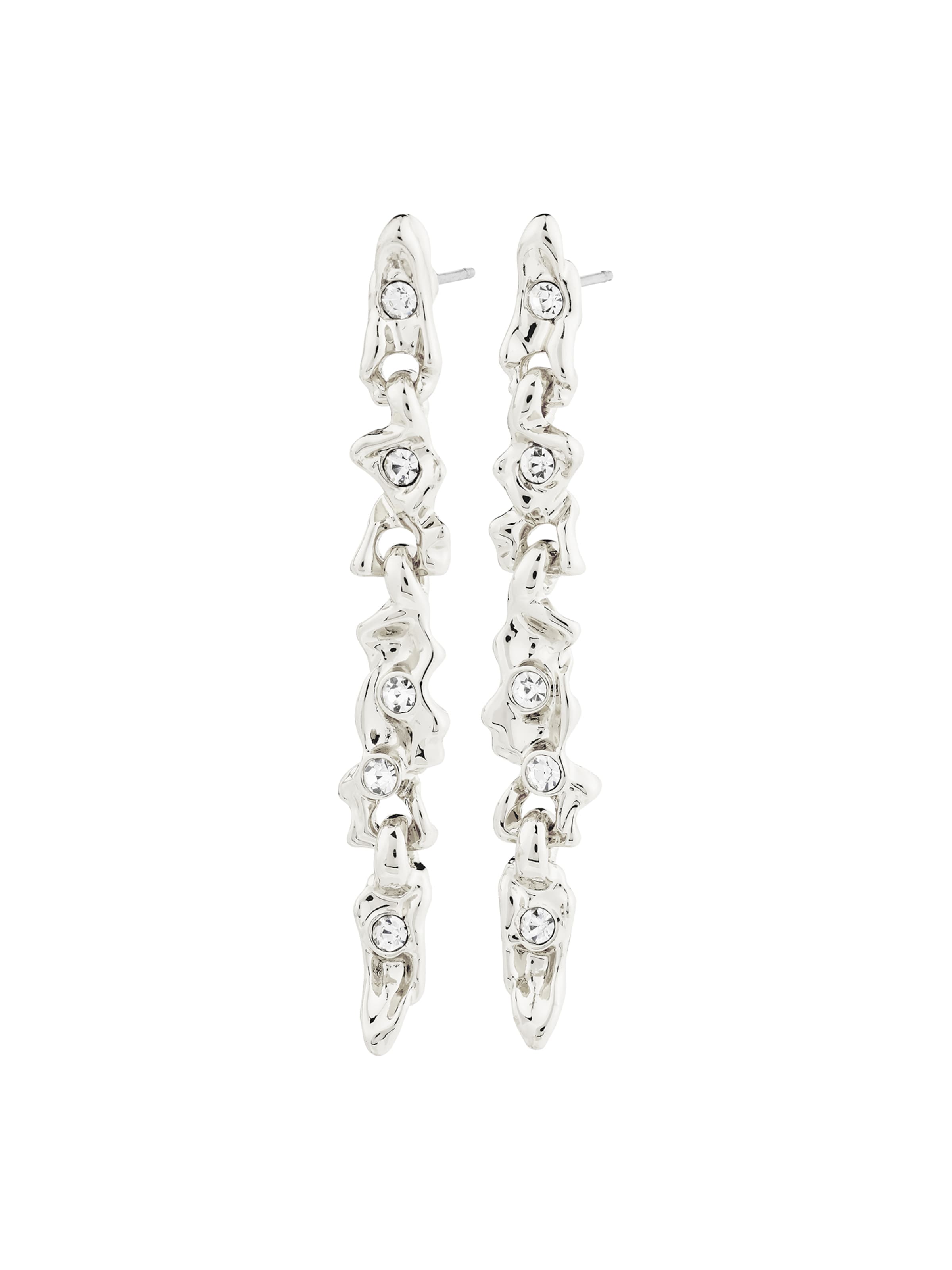 Pilgrim Earrings 'Sunset' in Silver: front