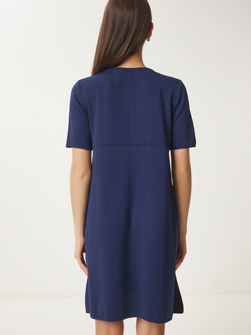 Robes en maille Happiness İstanbul en bleu