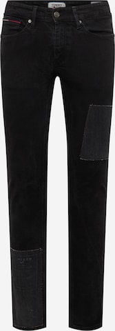 Tommy Jeans Regular Jeans i svart: framsida