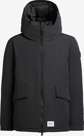 Veste d’hiver 'Oreg' khujo en noir : devant