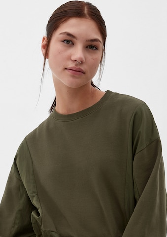 Sweat-shirt QS en vert