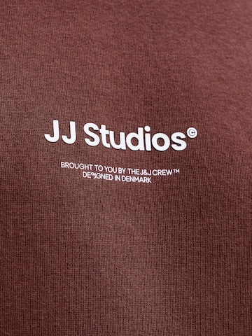 JACK & JONES Mikina 'JJESoho' – hnědá