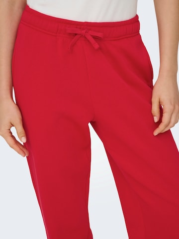 ONLY Конический (Tapered) Штаны 'ONLBEST' в Красный