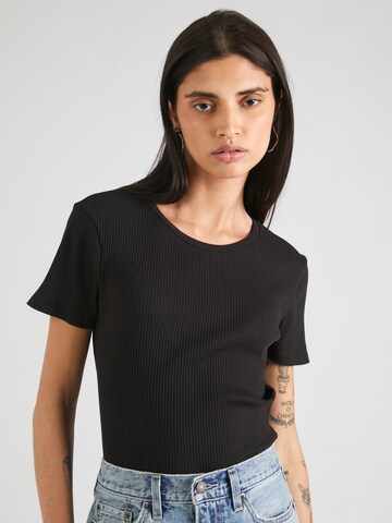 T-shirt 'Lova' Lindex en noir : devant