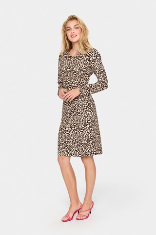 SAINT TROPEZ Dress 'Gennie' in Brown