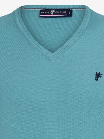DENIM CULTURE Sweter 'Alonza' w kolorze niebieski