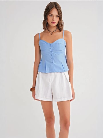 Top di MixRay in blu: frontale