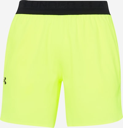 UNDER ARMOUR Pantalon de sport 'Peak' en citron vert / noir, Vue avec produit