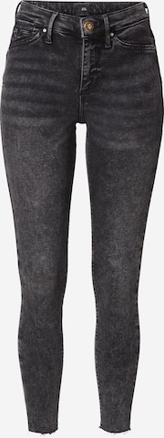 River Island Skinny Fit Дънки 'MOLLY' в черно: отпред