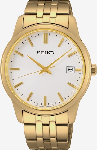 SEIKO Analog Watch in Gold: front