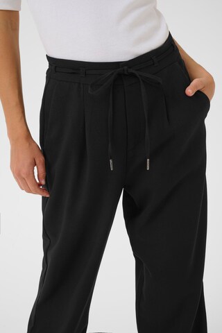 Regular Pantalon Kaffe en noir : devant