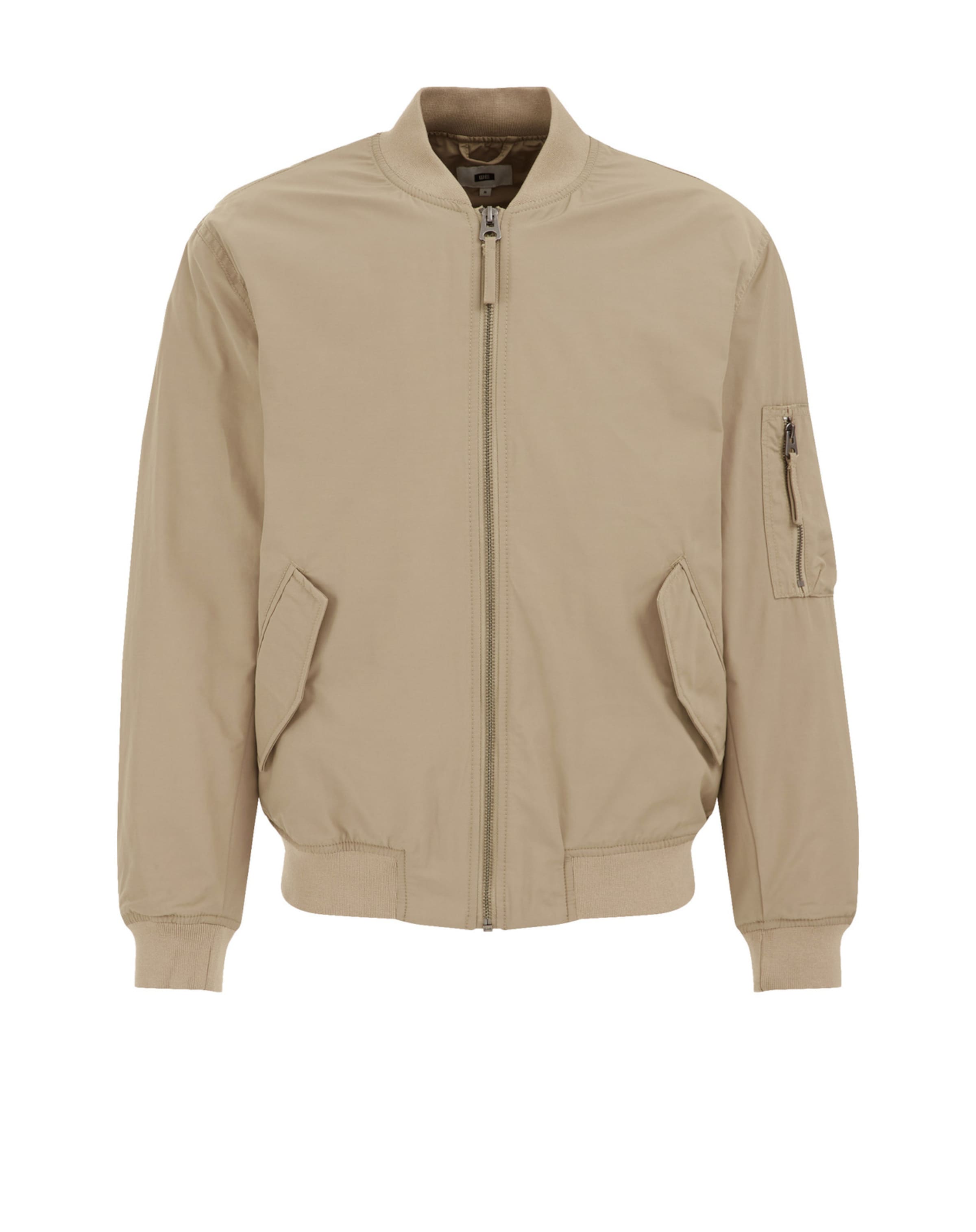 WE Fashion - Casaco funcionais em bege: frente