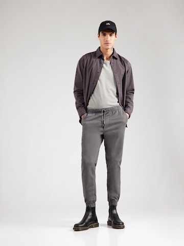 JACK & JONES - Tapered Pantalón 'JPSTGORDON JJDAVE' en gris