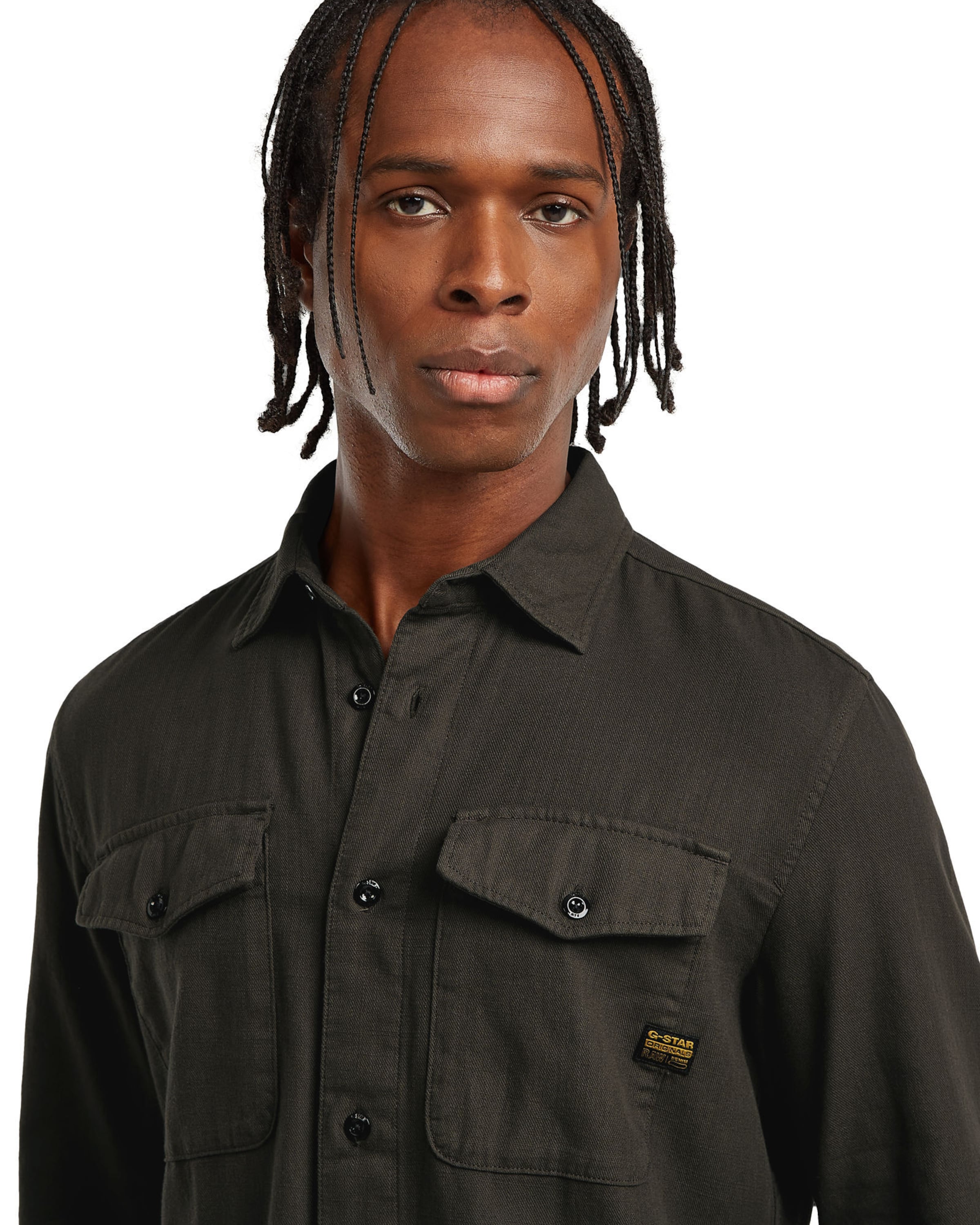 G-STAR Slim fit Overhemd ' ' in Grijs