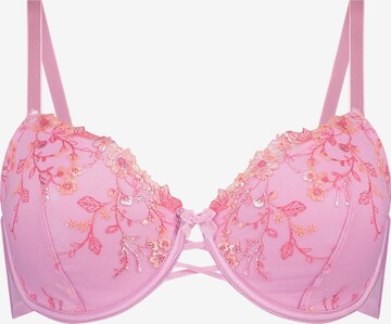 Hunkemöller T-shirt Bra 'Lillia' in Pink: front