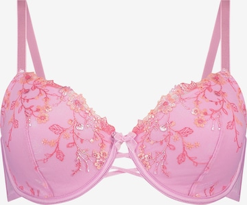 Hunkemöller T-shirt Bra 'Lillia' in Pink: front