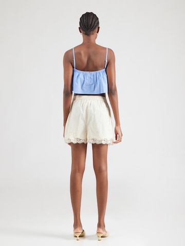 TOPSHOP Normální Kalhoty 'NATALIE' – béžová