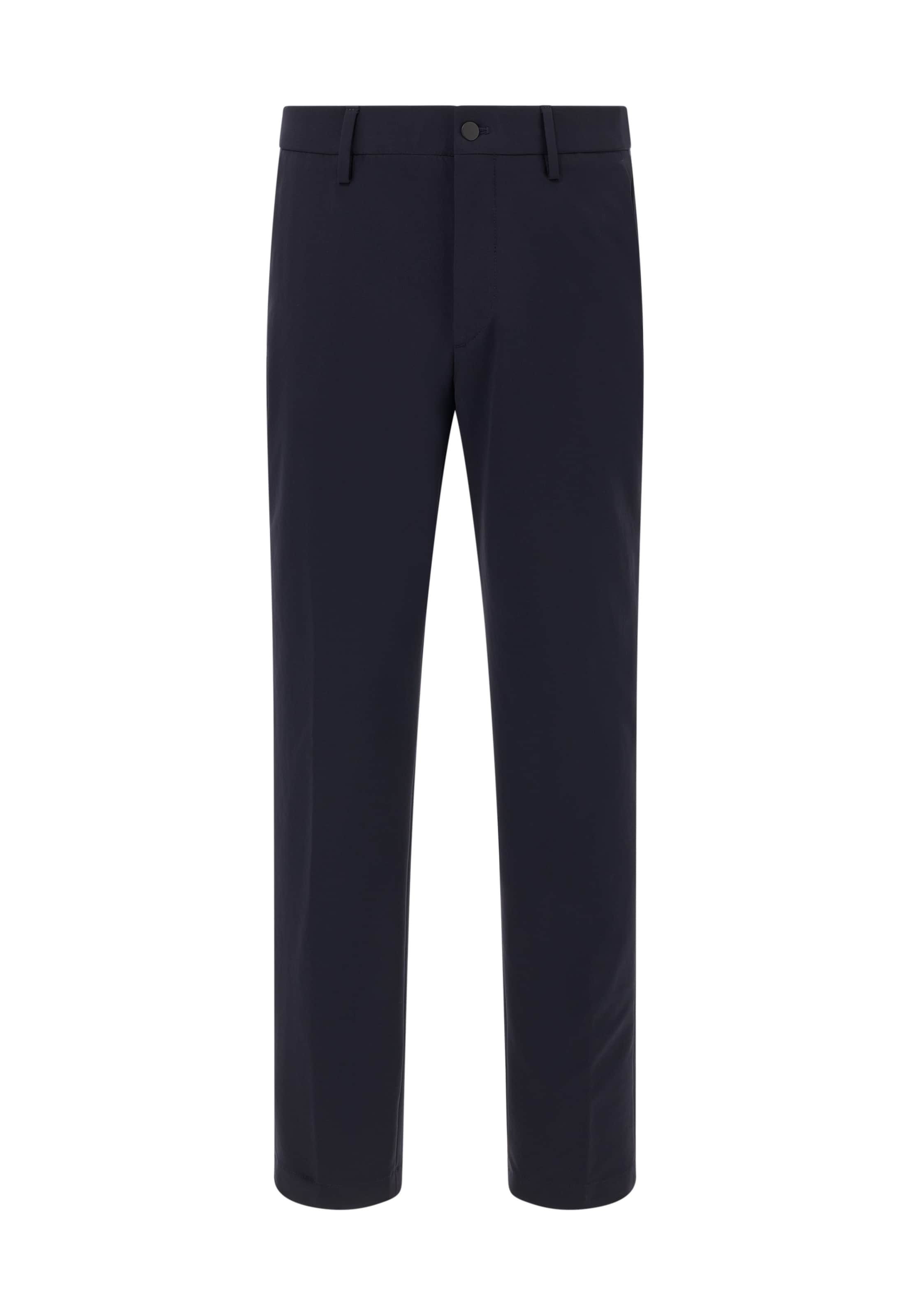 Boggi Milano Slimfit Pantalon in Blauw: voorkant