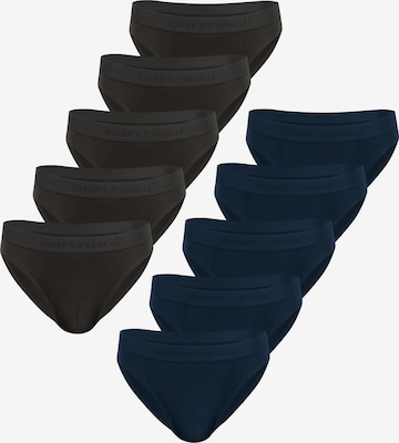Slip 'Sliwen' normani en bleu : devant