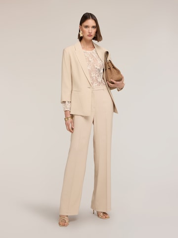 Wide leg Pantaloni di MOTIVI in beige