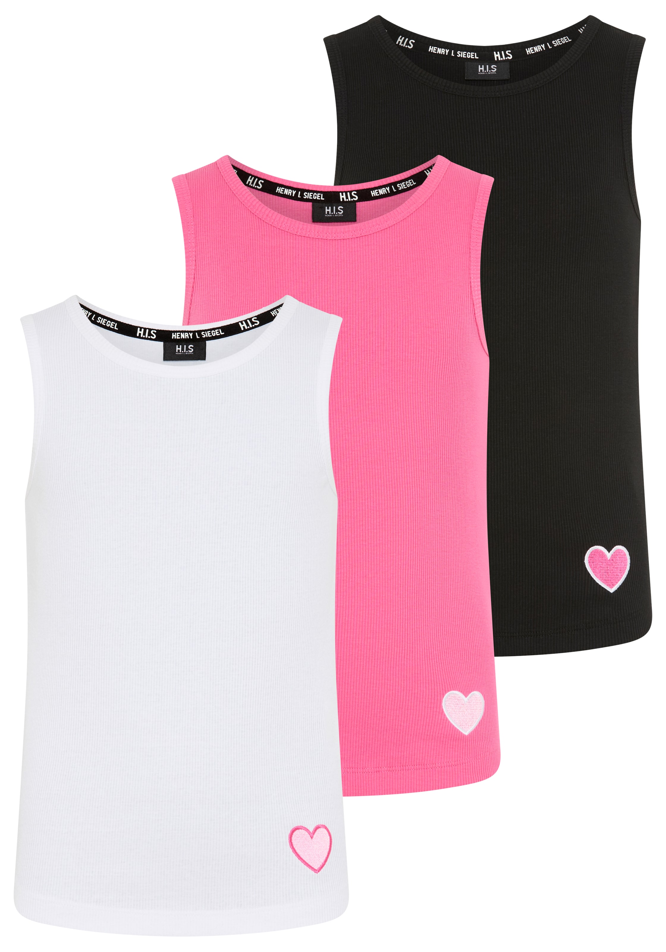 H.I.S EM Top in Black: front