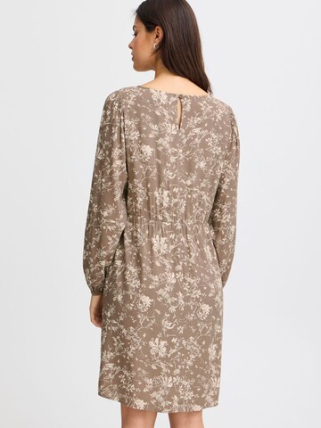 Fransa Dress 'Flowy' in Brown