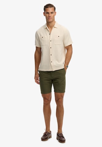 Superdry & Co Comfort fit Overhemd in Beige