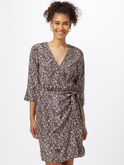 Rochie Freebird pe bej / bleumarin, Vizualizare model