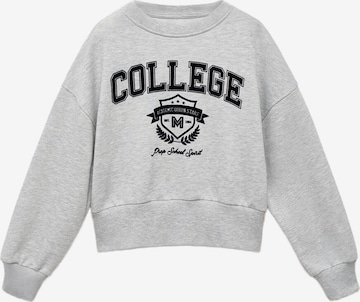 MANGO KIDSSweater majica 'CAMBRI' - siva boja: prednji dio