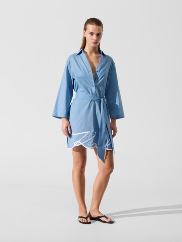 Karl Lagerfeld Beach dress 'Signature' in Blue