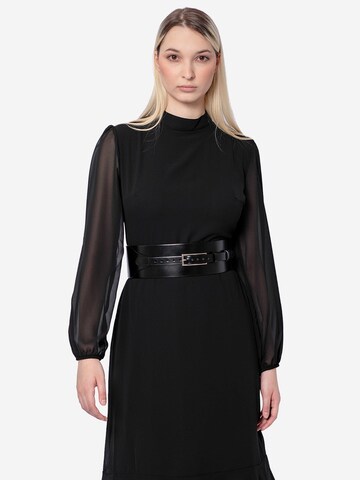 Haute Cuir Belt 'Beatrix' in Black: front