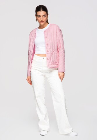 Ombre Between-season jacket in Pink