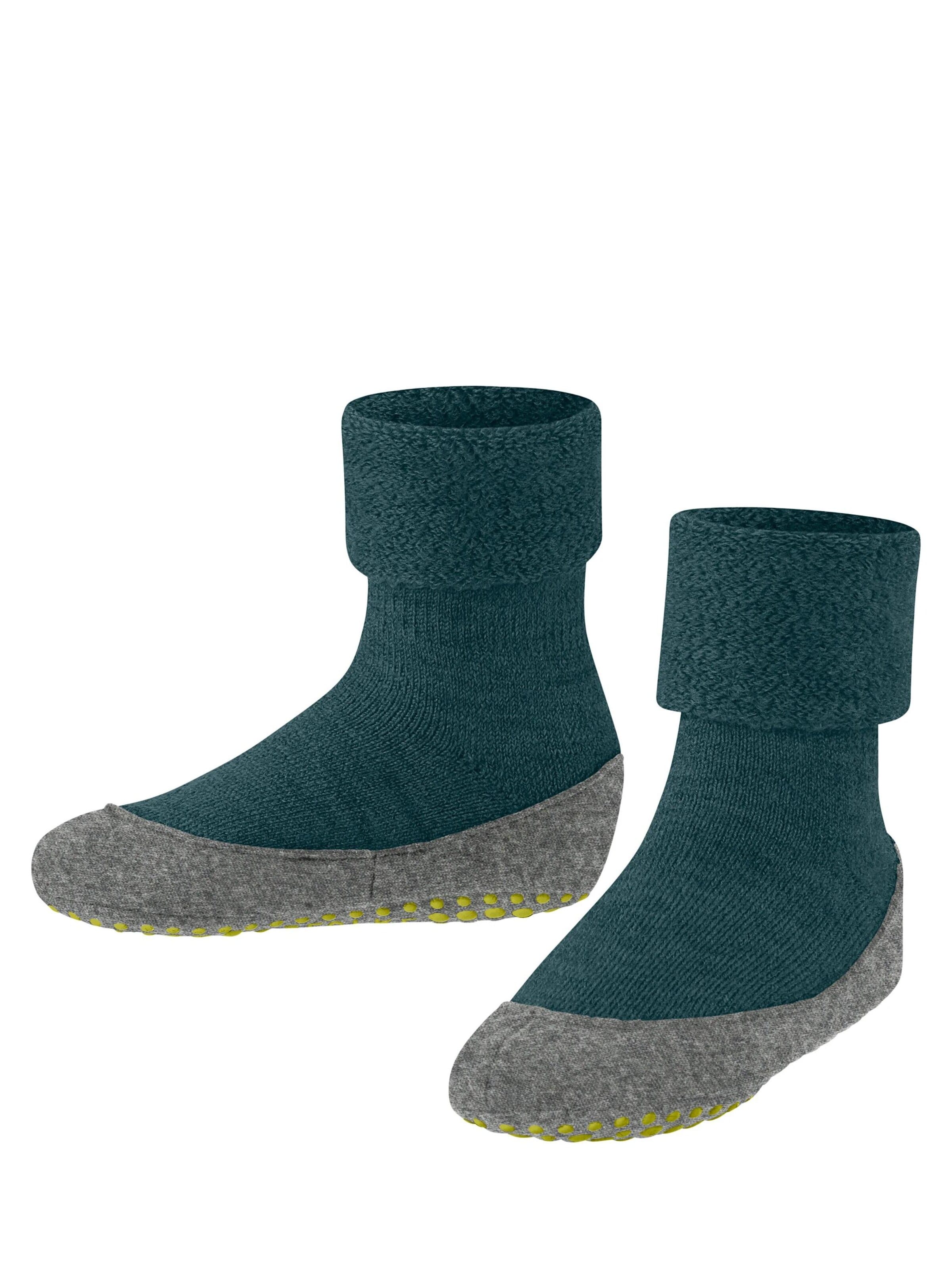 FALKE Socks 'Cosyshoe Teens' in Green: front